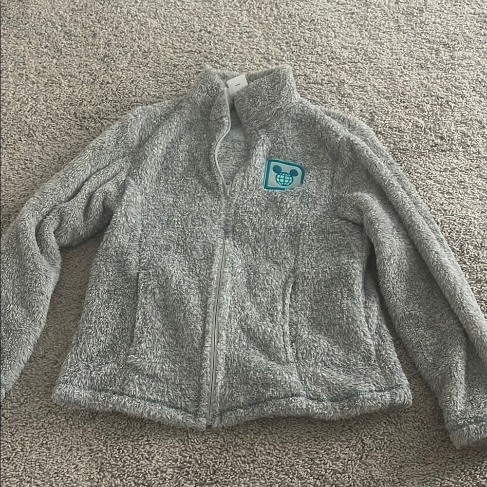 Disney Gray Fleece Jacket